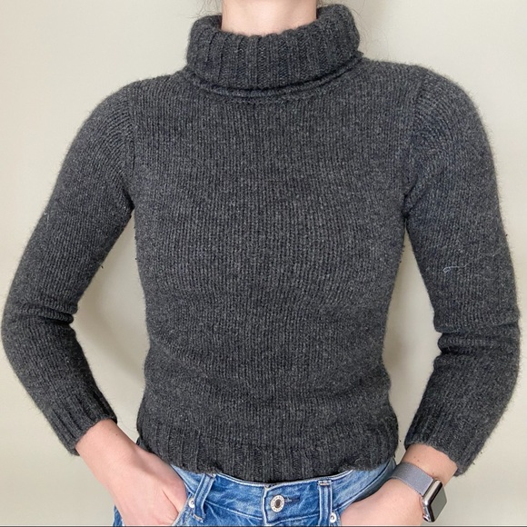 Gray Turtleneck Sweater - Picture 5 of 5